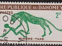 Dahomey 1963 Faune 2 FR Green & Brown Scott J30. Dahomey J30. Uploaded by susofe